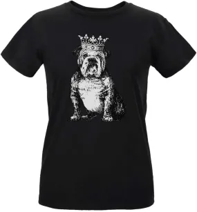 Old Glory British Bulldog Crown Womens Organic T Shirt
