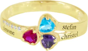 Personalized Rings for Women Customized Engagement Rings for Couples,Birthstone Rings for Mothers Promise Rings Couple Rings Silver Mother Rings