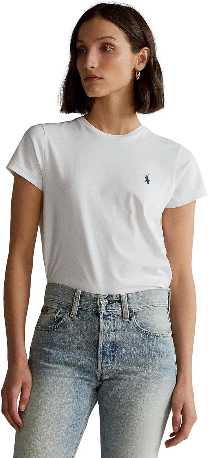 Polo Ralph Lauren Womens Crew Neck Jersey T-Shirt