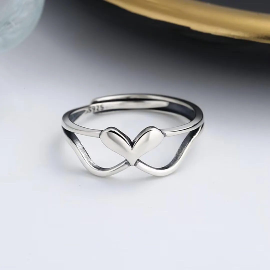 Real 925 Sterling Silver Rings Open Rings for Women Thumb Rings Vintage Rings Adjustable Rings Stackable Ring Band Statement Rings Rings for Men Promise Rings Party Rings Anniversary Rings Finger Ring