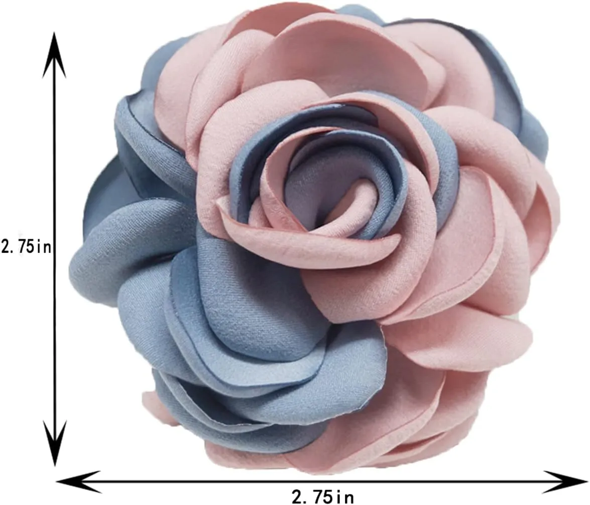 seven wolves Rose Flower Accessories Brooches Wedding Bridal Bouquet Brooch Pin Hairpin for Women