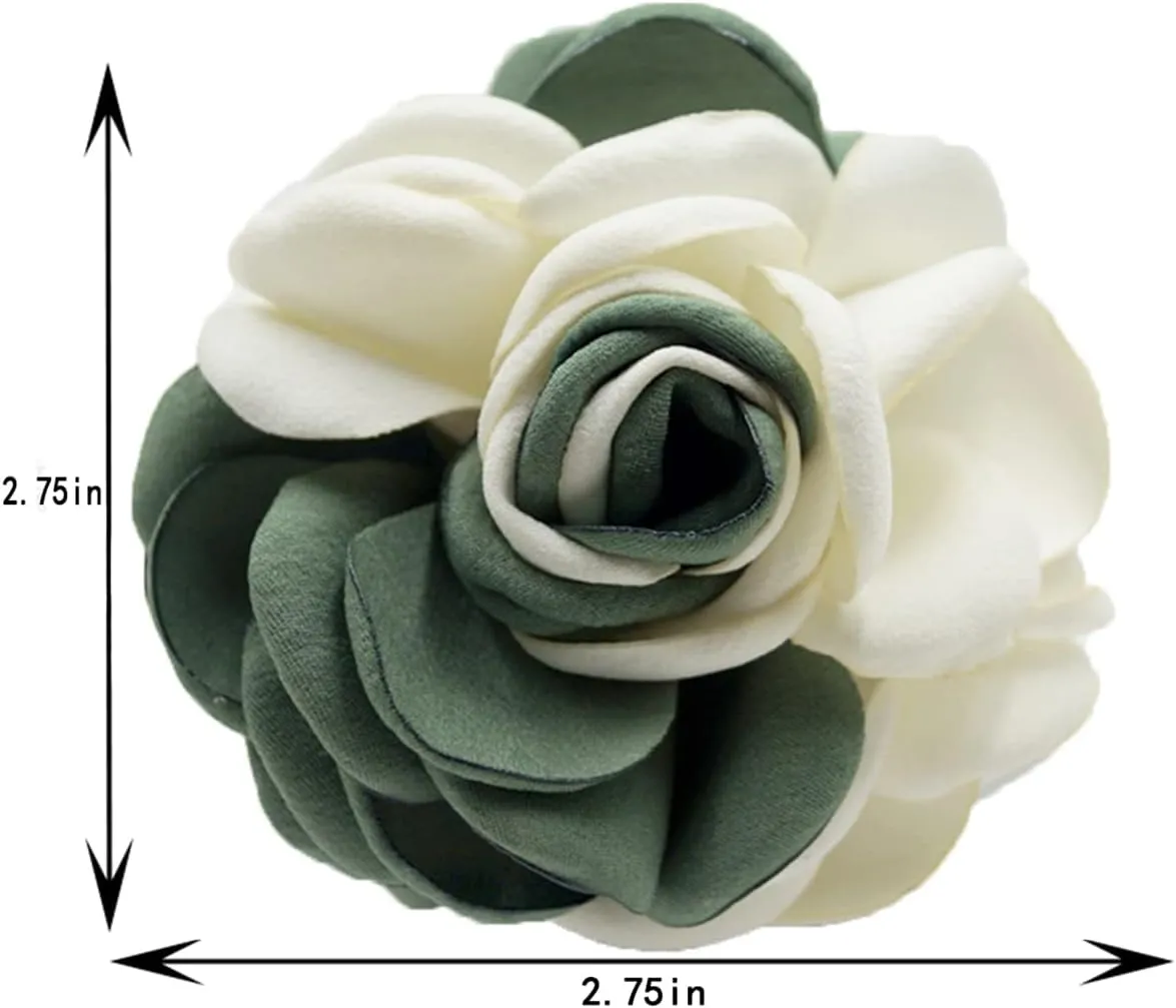 seven wolves Rose Flower Accessories Brooches Wedding Bridal Bouquet Brooch Pin Hairpin for Women