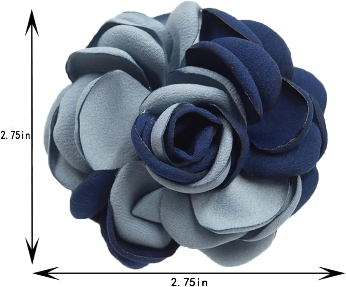 seven wolves Rose Flower Accessories Brooches Wedding Bridal Bouquet Brooch Pin Hairpin for Women