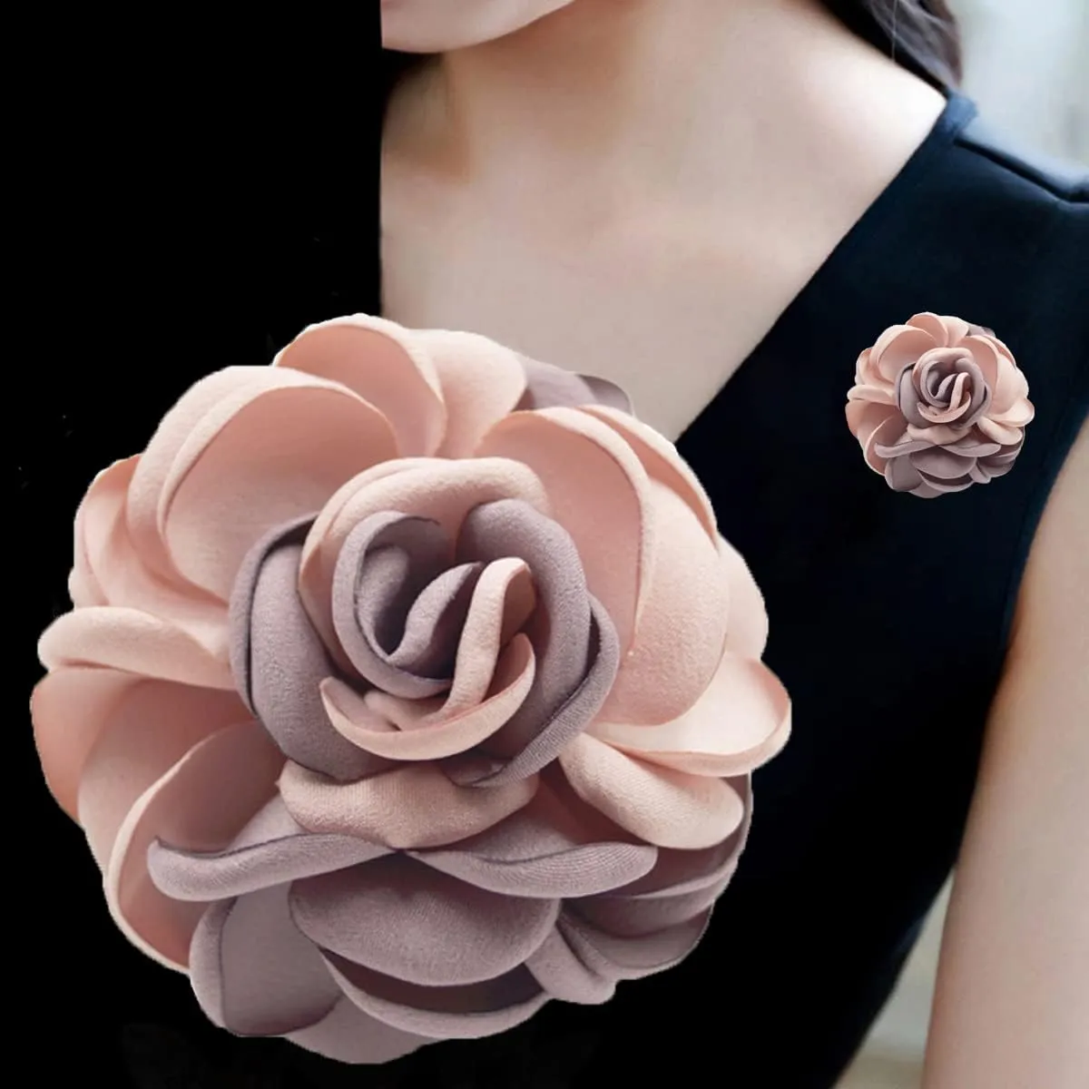 seven wolves Rose Flower Accessories Brooches Wedding Bridal Bouquet Brooch Pin Hairpin for Women