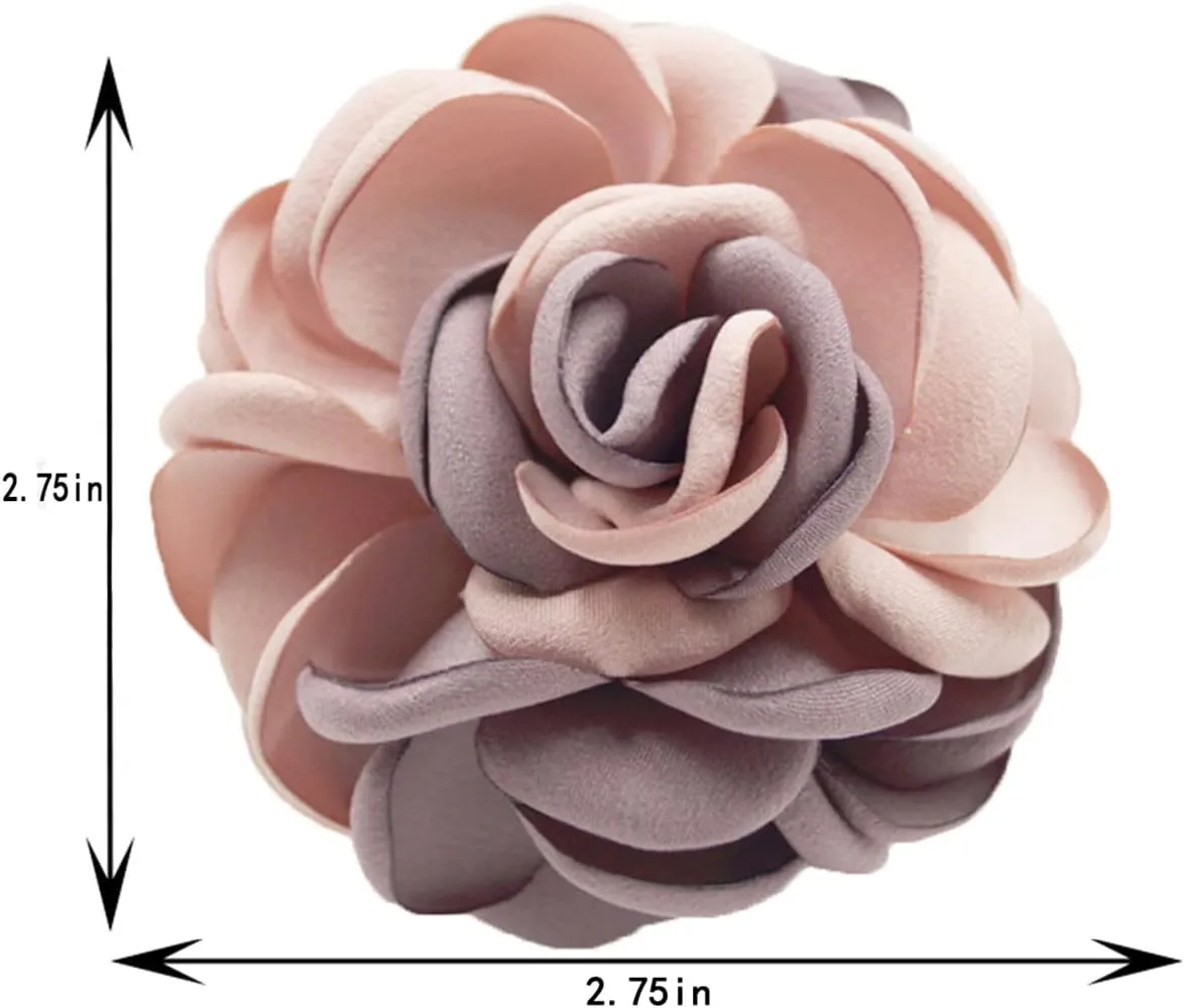 seven wolves Rose Flower Accessories Brooches Wedding Bridal Bouquet Brooch Pin Hairpin for Women