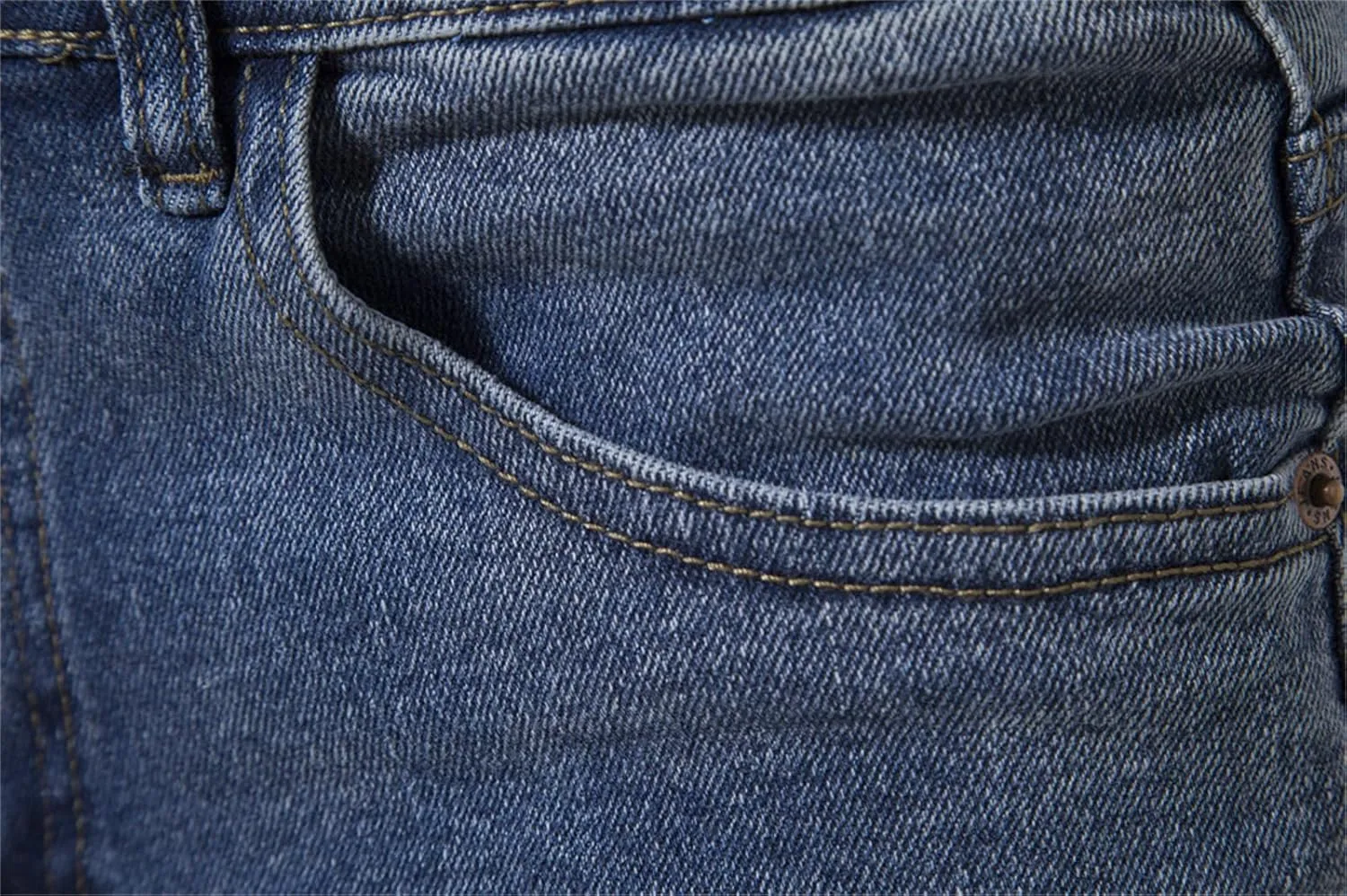 Skinny Jeans for Men Slim Fit Wash Stretch Denims Pants Fashion Casual Elastic Straight Trousers