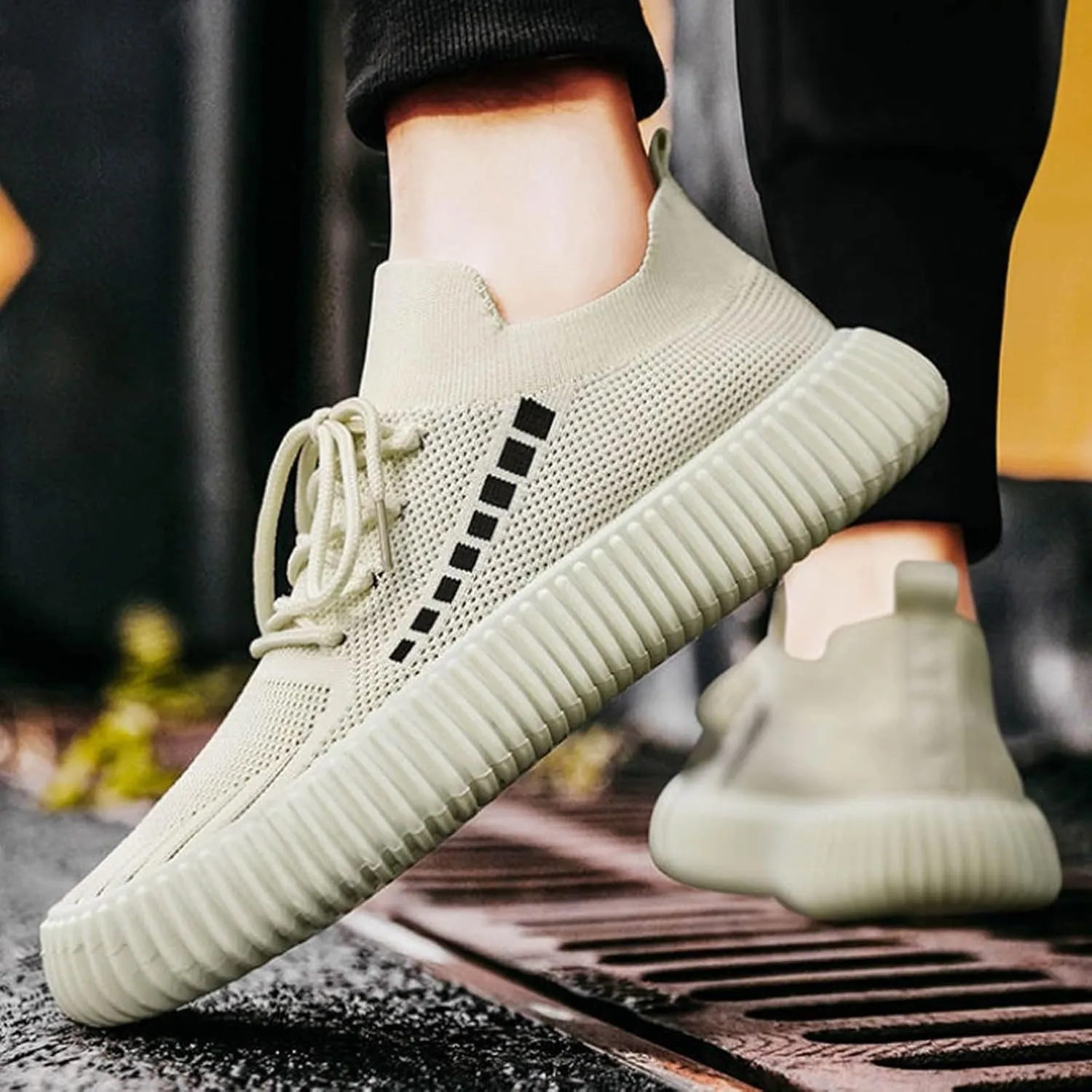 Slip On Shoes for Men Men's Tennis Shoes Men's Comfortable Walking Shoes Lightweight Breathable Running Athletic Sneakers