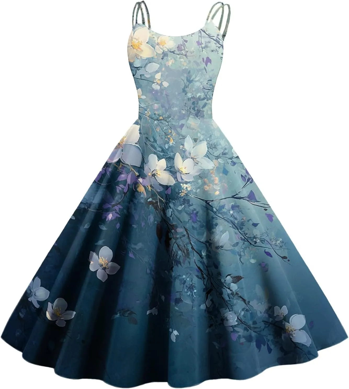 Spring Sleeveless Trendy Sundress Woman Biker Plus Size Crewneck Dress Women Comfort