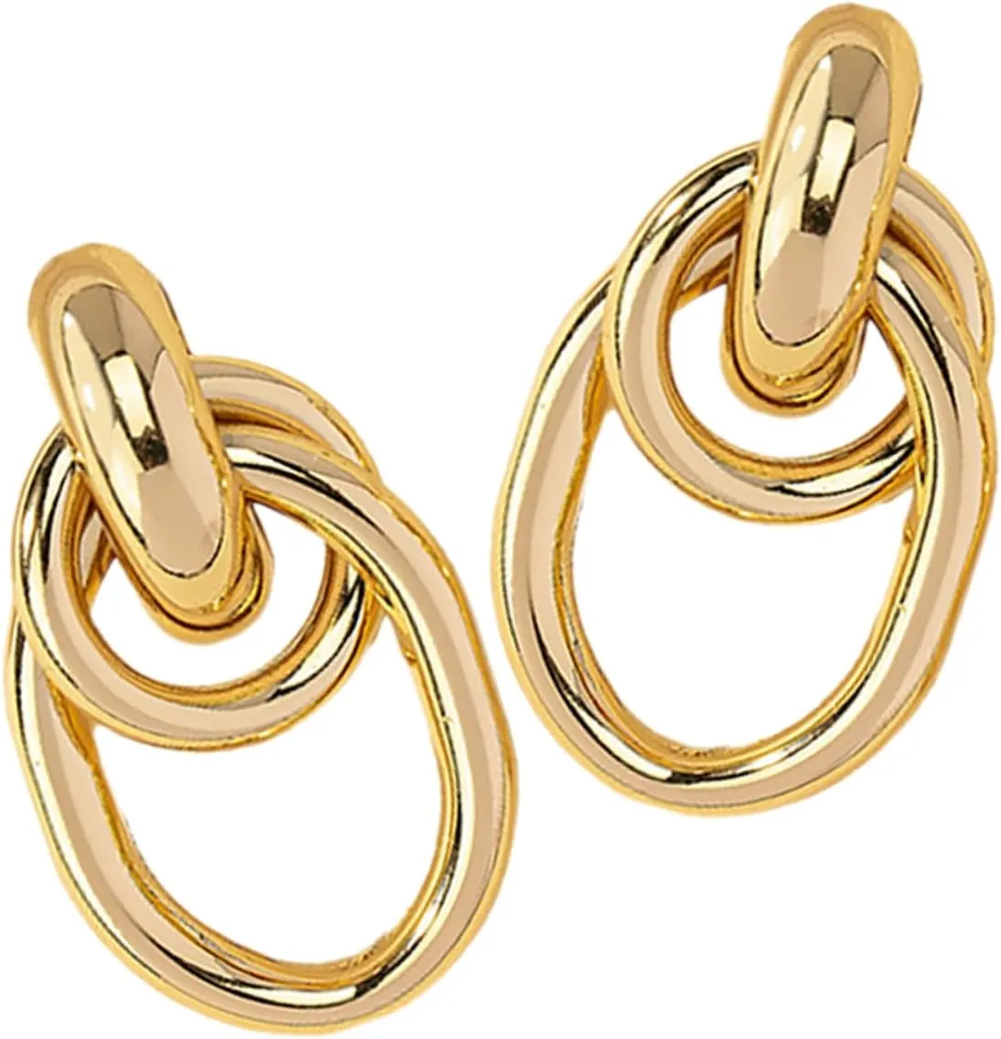 Trendy Circle Earrings Women's Hoop Earrings for Women Simple Minimalist Fashion Jewelry