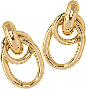 Trendy Circle Earrings Women's Hoop Earrings for Women Simple Minimalist Fashion Jewelry