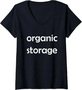 Womens Organic Storage V-Neck T-Shirt