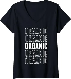 Womens Organic V-Neck T-Shirt