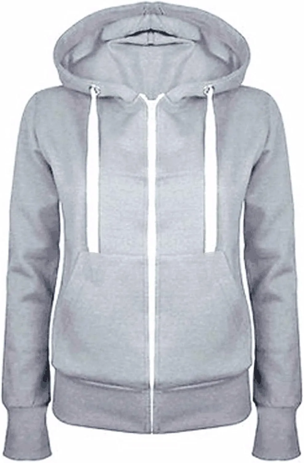 Womens Oversized Zip Up Hoodies Drawstring Fall Track Jackets Long Sleeve Hooded Oversized Sweatshirts Outdoor Coat