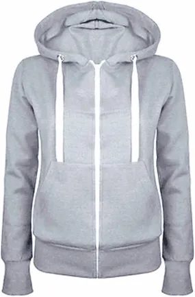 Womens Oversized Zip Up Hoodies Drawstring Fall Track Jackets Long Sleeve Hooded Oversized Sweatshirts Outdoor Coat