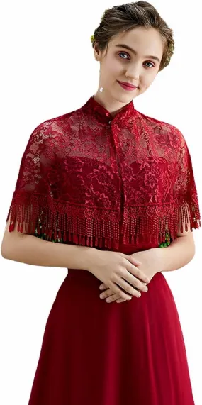 Women's Shawls and Wraps for Evening Dress Chiffon Shawl Soft Elegant Capelet for Wedding Cape Flapper Cover Up