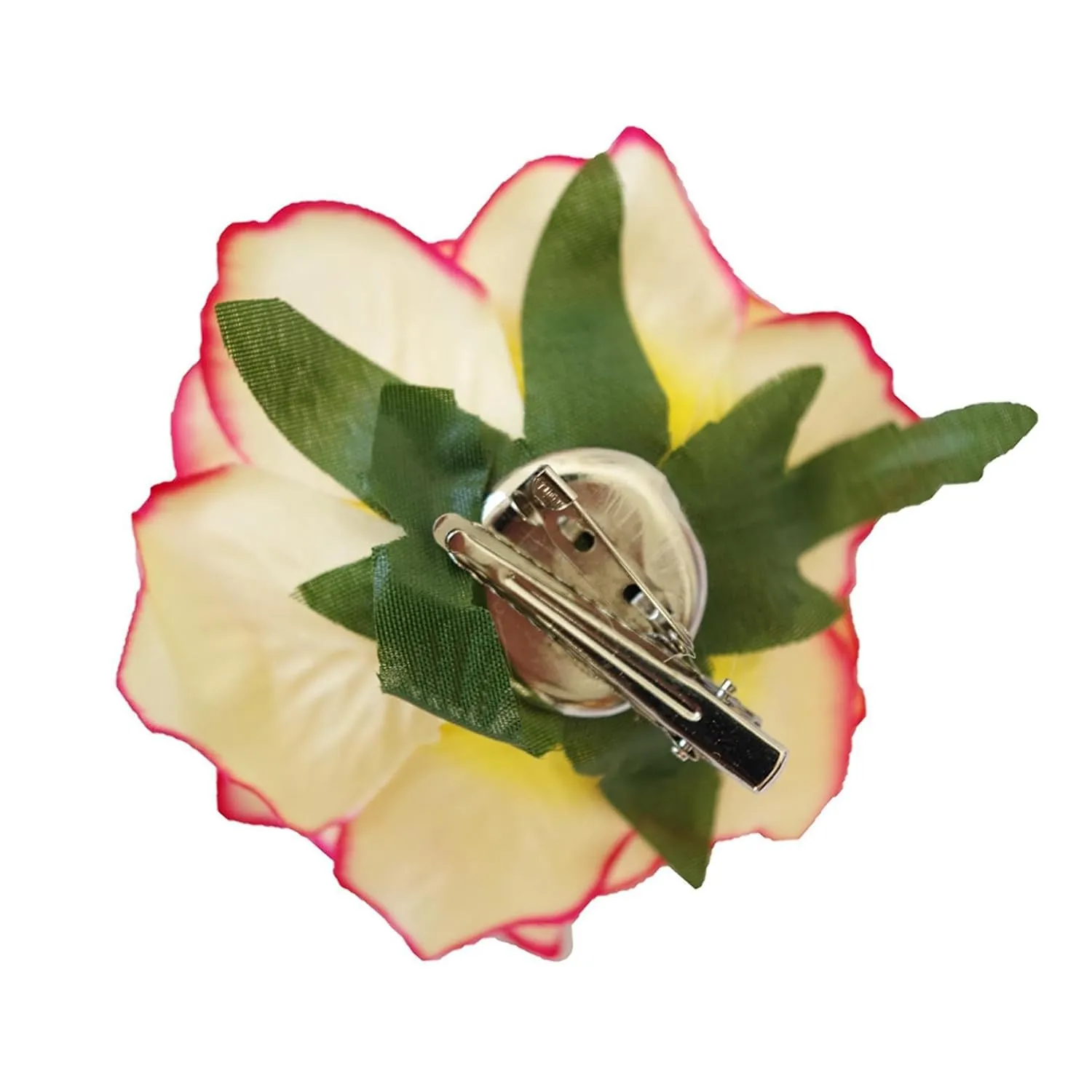 Women's Vintage Elegent Rose Flower Hairpin Hair Clip with Brooch for Party Travel Festivals (Royal Blue)