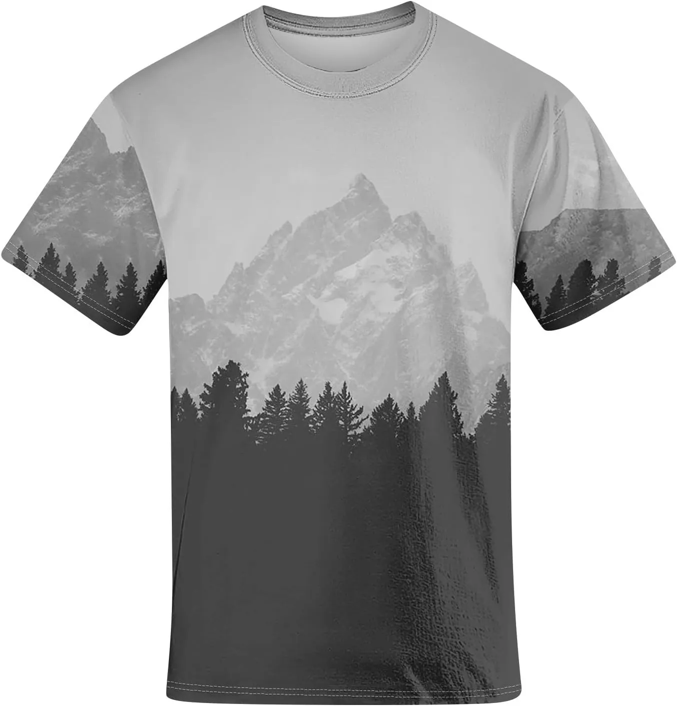 Ymosrh Men's Fashion T-Shirts Graphic Tees Casual Summer Short Sleeve Printed T Shirt Tee Tops, S-4XL