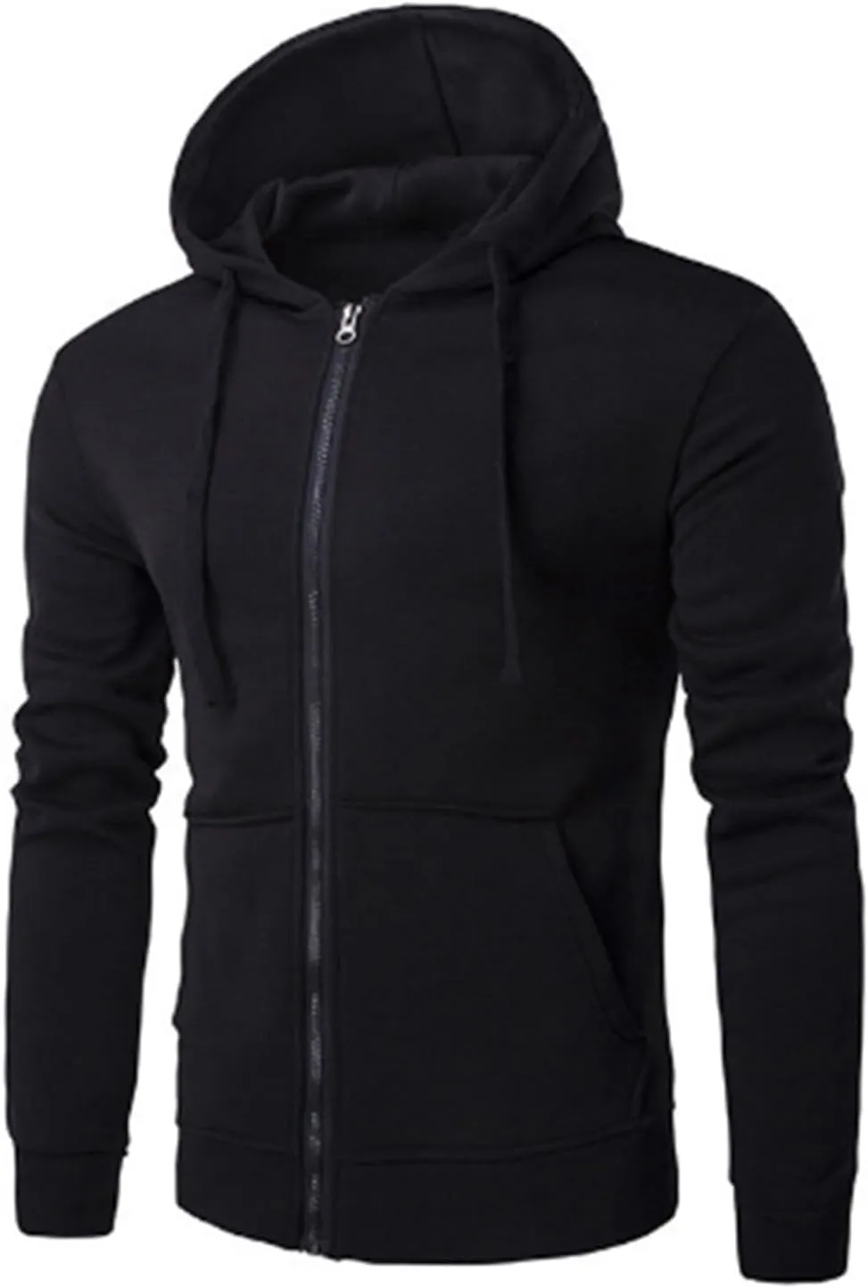 Zip Up Hoodies For Men Lightweight Full Zip Sweatshirt Pullover Athletic Sports Gym Casual Hooded Sweatshirts Jacket