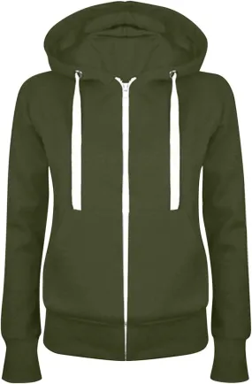 Zip Up Hoodies for Women 2024 Oversized Casual Fall Sweatshirts Fleece Long Sleeve Hooded Pullover with Pockets