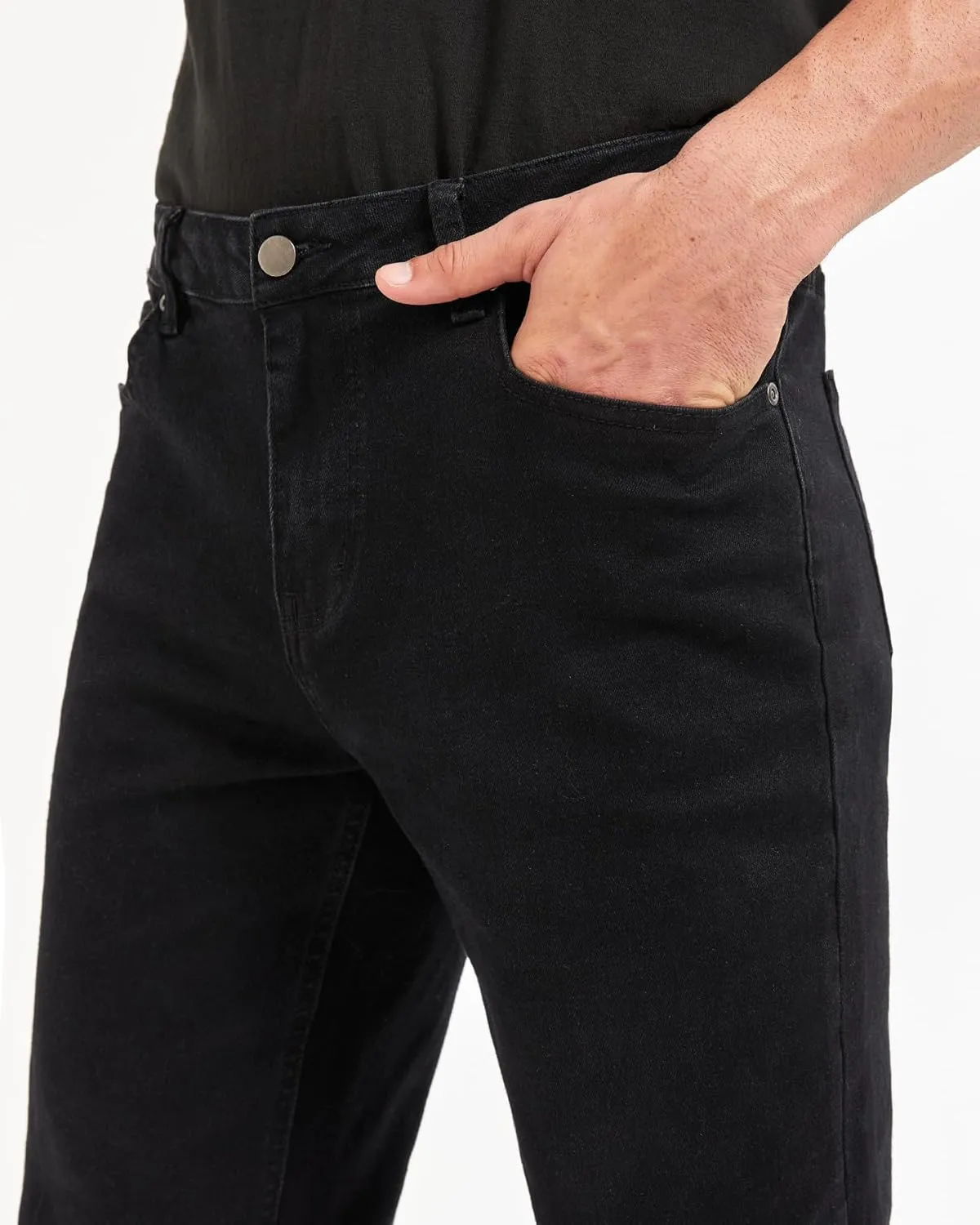 Zylioo Mens Tall Jeans 34/36 Long Inseam, Extra Tall Slim Fit Stretch Jeans, Tall Size Denim with 5 Pocket